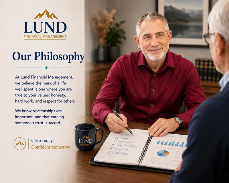Professional financial planning conversation